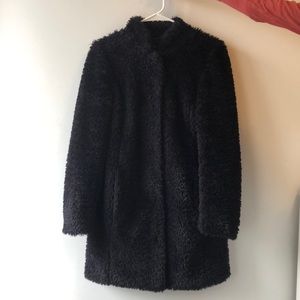 Kenneth Cole faux fur coat